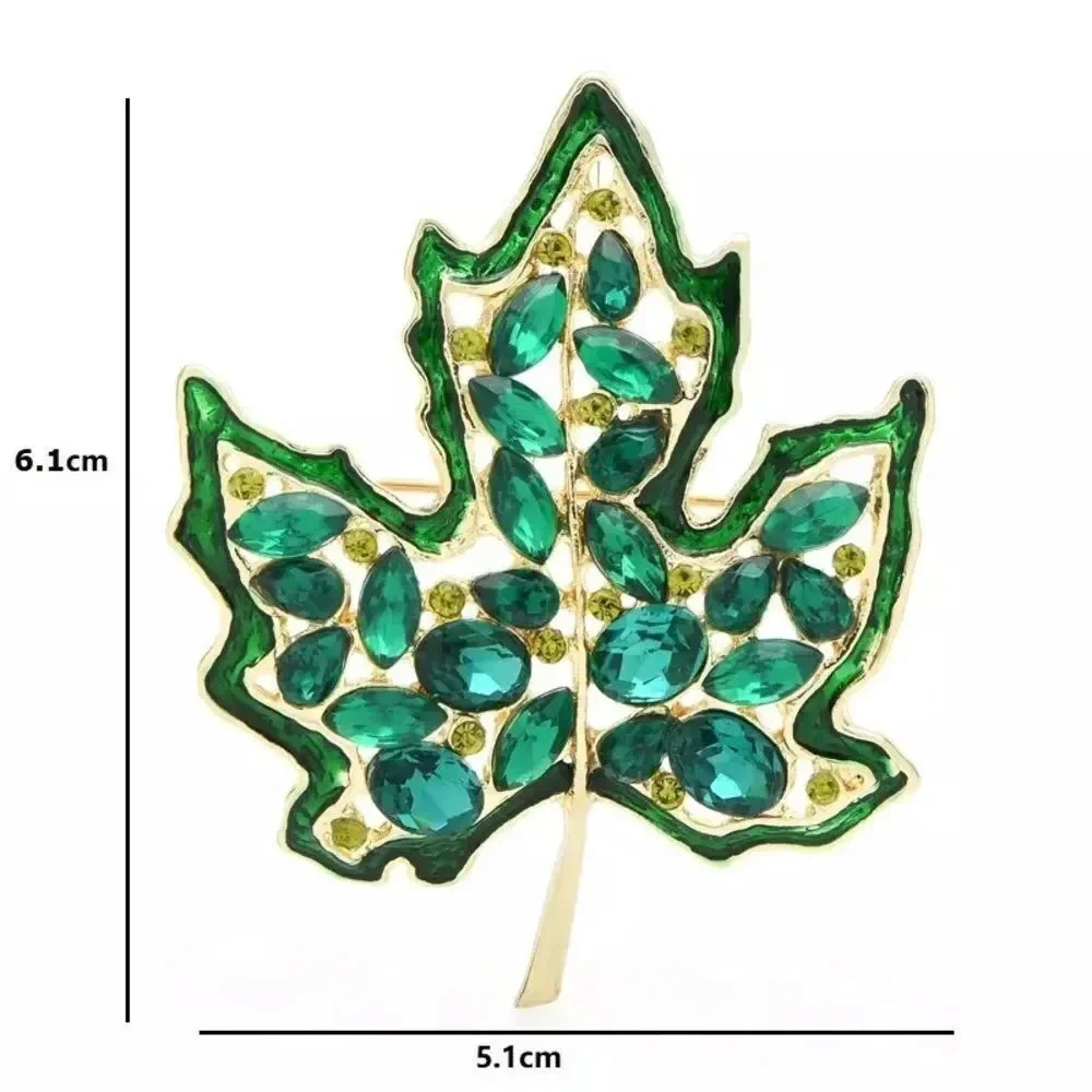 VQ Leaf Brooch